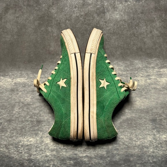 Converse One Star Suede Green Low Top Sneakers Men's 11.5 - Picture 4 of 8